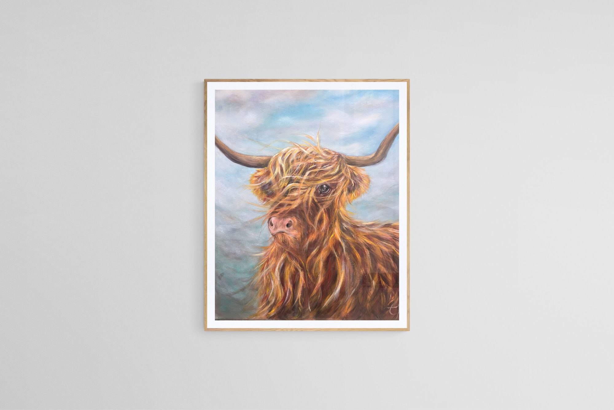 Highland cow 2 by Tandy Pengelly