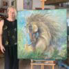 Sea Horse painting by Tandy Pengelly Wildlife Artist