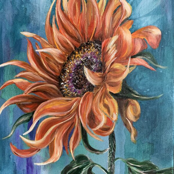Tandy Pengelly Artist Sunflower Painting