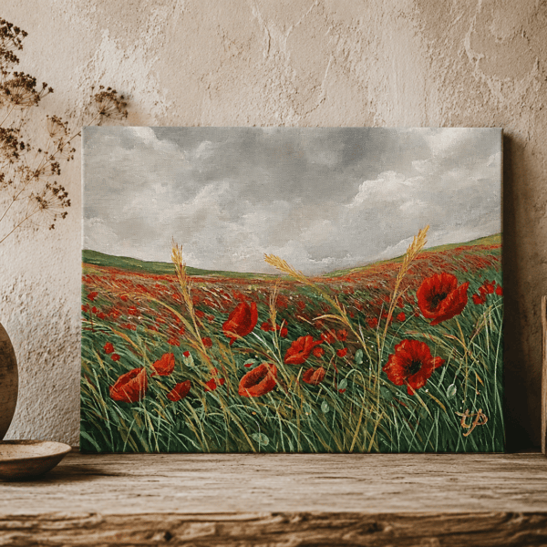Poppy Painting by Tandy Pengelly